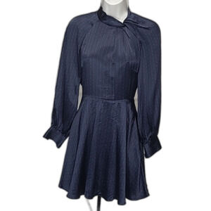 🚩Nwot Club Monaco Silk Mini Dress Balloon Sleeves.